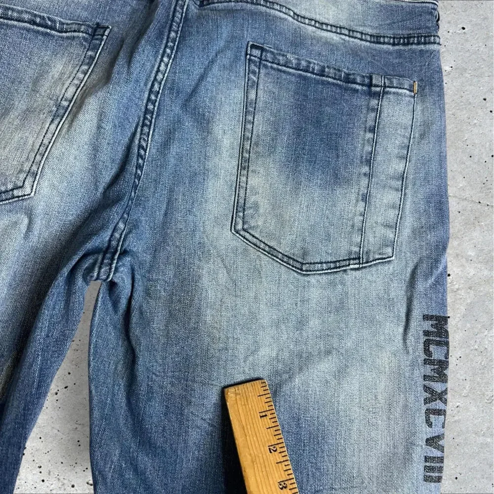Sean John Classic Varsity Stretch‎ Denim Jeans Mens Size 38x34